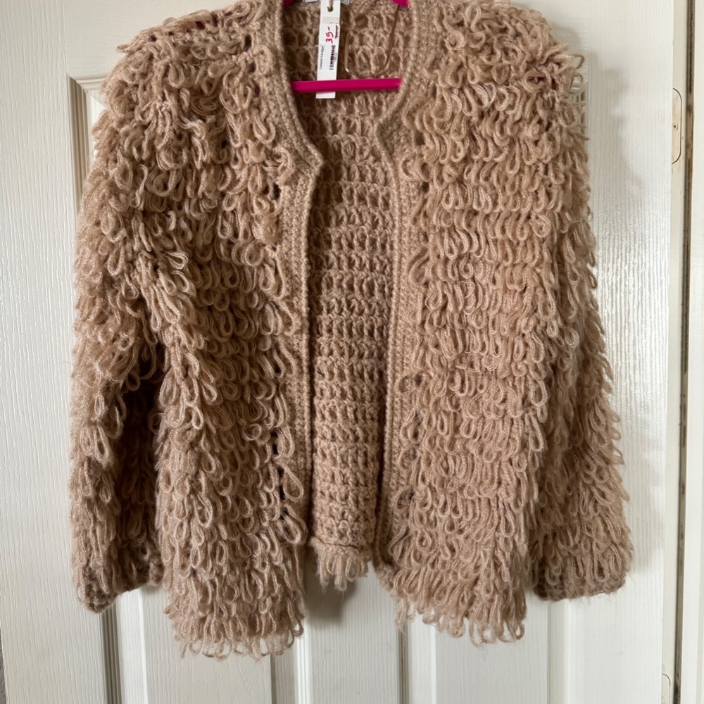 Knit Looped Cardigan